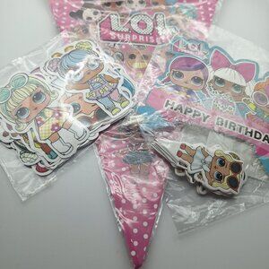 Party‎ Decorations Set Banners Backdrop Stickers